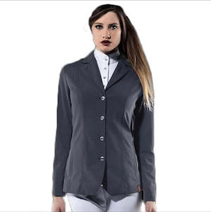 Internet only: Animo grey show jacket ladies 10. Brand new!