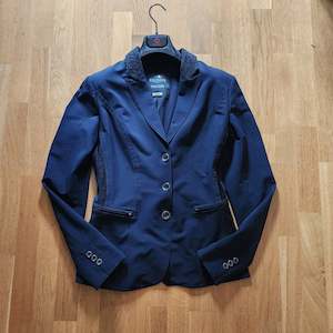 Internet only: Equiline navy show jacket, ladies 8