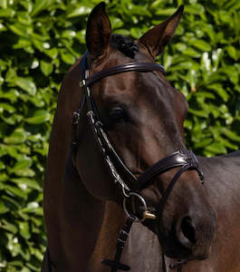 Internet only: Premier Equine Artana Snaffle Bridle (Brown)