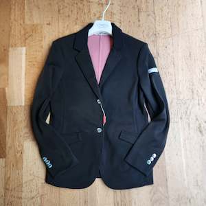 Internet only: Animo black Show Jacket kids age 11. Brand new.