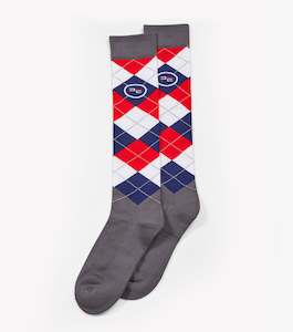 Internet only: Premier Equine Adults Thick Winter Socks (Classic Check)