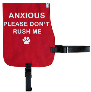 Anxious Don't Rush Dog Cotton Vest - From Rocco & Co