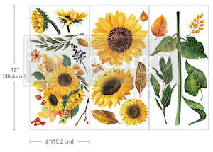 Redesign with Prima Transfer Mini - Sunflower Afternoon