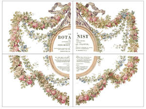 Homewares: IOD Decor Transfer Pad 31 x 41cm  - The Botanist (4 sheets)