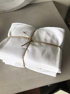 Homewares: Clean White Rags