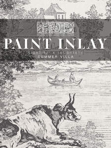 IOD Decor Paint Inlay - Summer Villa (8 Sheets) ***Limited Edition***