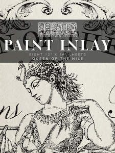 IOD Decor Paint Inlay - Queen of the Nile (8Sheets) ***Limited Edition***