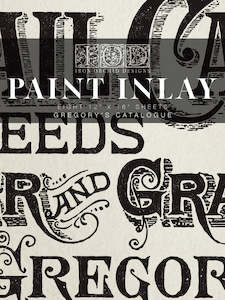 IOD Decor Paint Inlay - Gregory’s Catalogue (8 Sheets) ***Limited Edition***