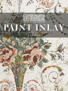 IOD Decor Paint Inlay - Chateau (8 Sheets) ***Limited Edition***