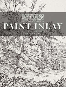 Homewares: IOD Decor Paint Inlay - La Chasse  (8 Sheets) ***Limited Edition***