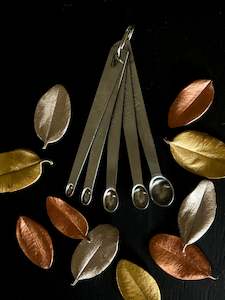 Homewares: Mini measuring Spoons for Metallic Concentrate