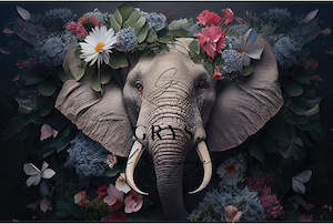 Homewares: Ellie the Elephant Decoupage Paper- A5 size