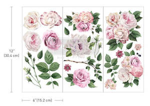 Homewares: Redesign with Prima Transfer Mini - Delicate Roses