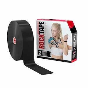 Rocktape Plain Black 5cm x 32mtr Practitioner Roll