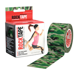 Rocktape: Rocktape Camo Green Pattern 5cm x 5mtr Roll