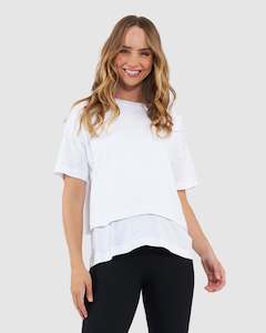 Clothing: Claud Nursing Tee White