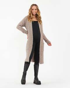 Clothing: Helen Knit Cardigan Mocha