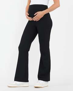 Clothing: Jonah Rib Flare Pant Black