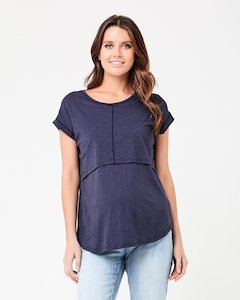 Richie Nursing Tee Indigo