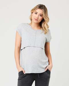 Richie Nursing Tee Grey Marle