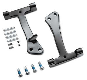 Passenger Footboard Support Kit Blk, Dyna