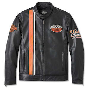 Harley-Davidson 120th Anniversary Racing Stripe Leather Jacket