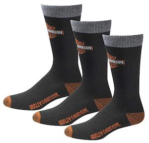 Harley-Davidson Men'S Socks 3 Pack