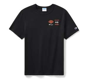 Harley-Davidson Champion Fanatic Tee Black/Orange