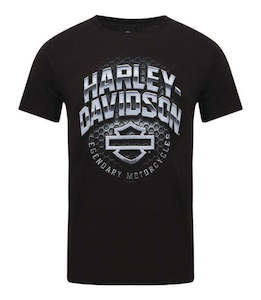 Tees Shirts: Harley-Davidson Men's Winter Chrome Dealer Tee