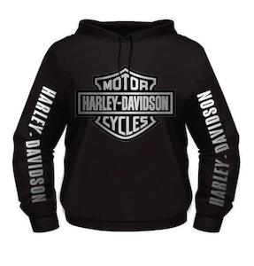 Harley-Davidson Silver Bar & Shield Hoodie