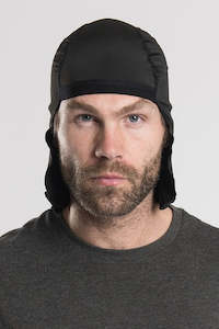 Soaker Skull Cap Solid Blck W/tail