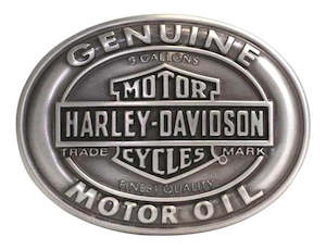 Mens Accessories: Harley-Davidson Genuine Motor Oil Buckle