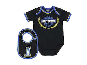 Harley-Davidson Boys Creeper/Bib Set