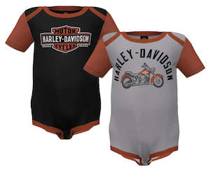 Boys Gear: Harley-Davidson Boys 2 Pce  Bodysuits