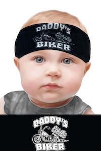 EZI Bandz Child's Headband "Daddy's Little Biker"