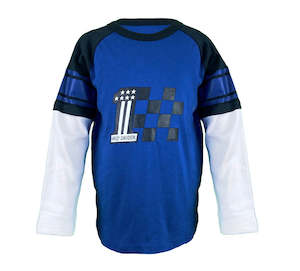 Harley-Davidson Boys Racing L/S Doubler Tee