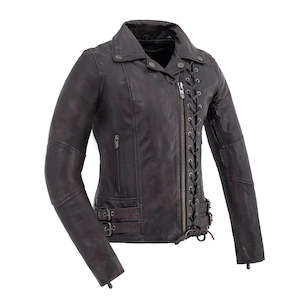 Womens Jackets Vests: Ladies Wildside Leather Jacket