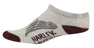 Womens Boots Shoes: Harley-Davidson Ladies Low Cut Wing Riding Sock