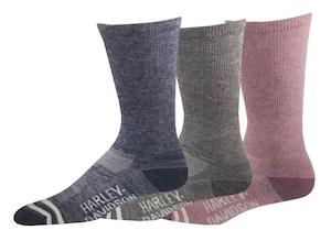 Harley-Davidson Ladies Socks 3 Pack