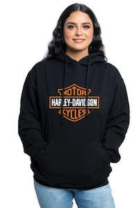 Womens Sweatshirts Hoodies: Ladies Bar & Shield Hoodie