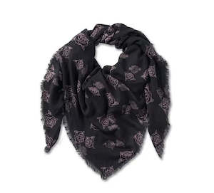 Womens Aceessories: Harley-Davidson Ladies Rosebud Shawl