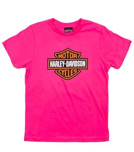 Harley-Davidson Bar & Shield Pink Girls Dealer Tee