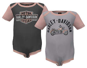 Girls Gear: Harley-Davidson Girls 2 Pack Motorcycle Creeper Pack