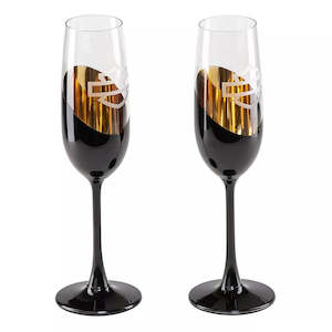 Harley-Davidson Champagne Glasses