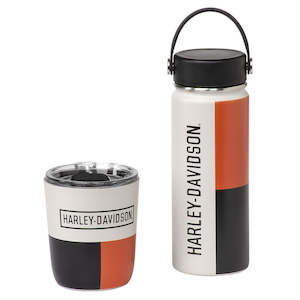 Harley-Davidson Retro Water Bottle & Mug Set