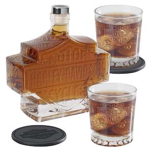 Harley-Davidson Bar & Shield Decanter Set