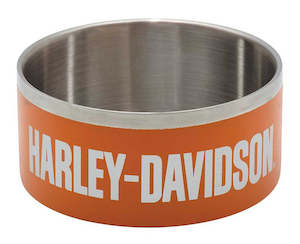 Harley-Davidson Orange Pet Bowl