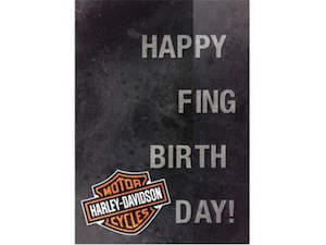 Home Decor: Happy F-ing Birthday Card