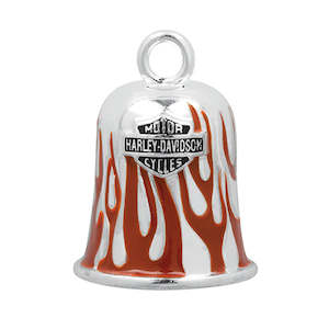 Harley-Davidson Red Flames B&S Ride Bell