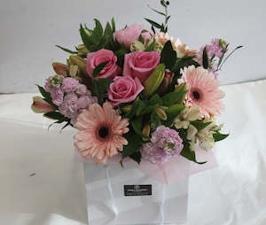 Florist: Blooming Pink Congratulation's Flowers